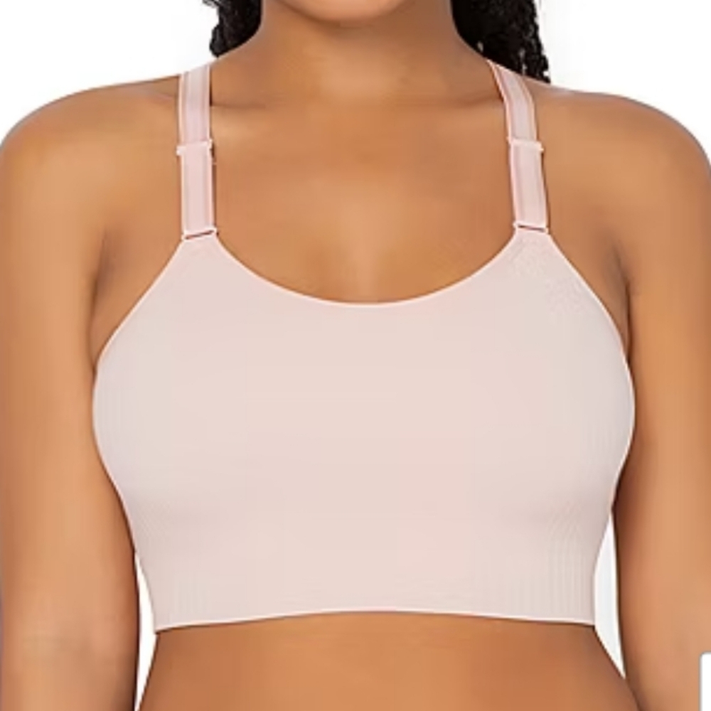 Curvy Couture Smooth Seamless Comfort Wireless Longline Bra